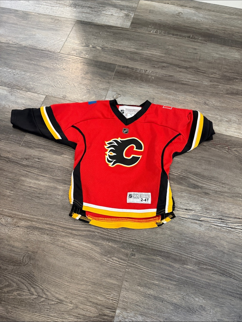 Reebok Kids Calgary Flames‎  Hockey Jersey - Youth 2-4T